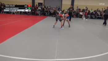 95 lbs Cons. Semi - Noah Arceneaux, Jesup Mat Club vs Knox Nolan, Big Game Wrestling Club