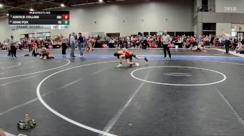 80 lbs Champ. Round 1 - John Fox, Fredonia vs Justice Collins, Hugoton Wrestling Club
