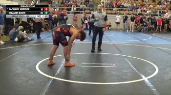 192 lbs Champ. Round 1 - Jelavhn Davis, Wilmington vs Zachary Kreider, Lima Shawnee