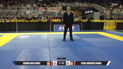 Sabrina Maya Harriz vs Kyara Guimarães Barral 2025 Pan Kids Jiu-Jitsu IBJJF Championship