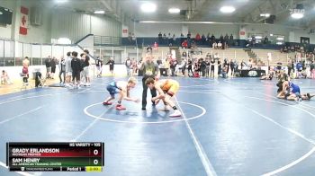 105 lbs Champ. Round 1 - Sam Henry, All American Training Center vs Grady Erlandson, Michigan Premier