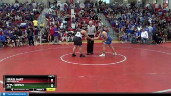 235 lbs Quarterfinal - Israel Hart, Enterprise HS vs Niya Turner, Arab