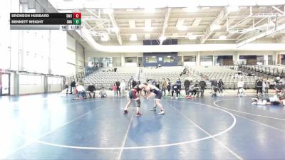 126 lbs Cons. Semi - Bronson Hubbard, Diamondville Wrestling Club vs Bennett Weight, Sanderson Wrestling Academy