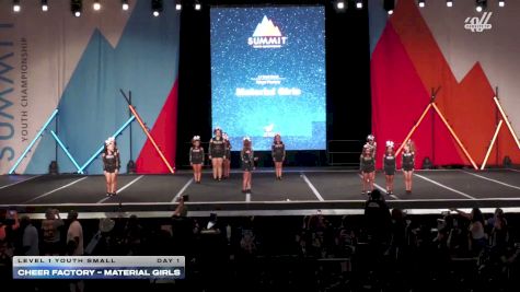 Cheer Factory - Material Girls [2026 L1 Youth Small Day 1] 2026 The Youth Summit