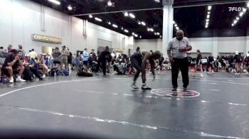 157 lbs Round 1 (6 Team) - Caleb Gustafson, Top Rank Hawks Wrestling vs Justus Washington, The Factory