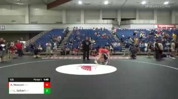 109 lbs Champ. Round 2 - Liston Seibert, Massillon Perry vs Annamae Mosconi, Southport High School