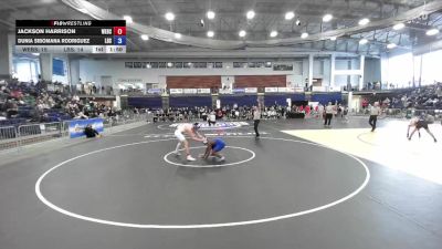 126 lbs Round 1 (3 Team) - Jackson Harrison, Webster Schroeder High Sch vs Dunia Sibomana Rodriguez, Long Beach Sr
