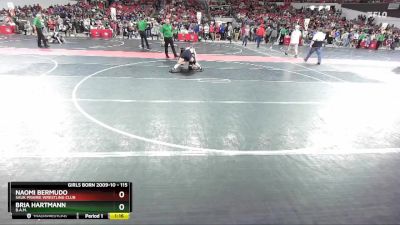 115 lbs Cons. Round 4 - Bria Hartmann, B.A.M. vs Naomi Bermudo, Sauk Prairie Wrestling Club