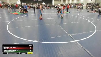 120 lbs Cons. Round 2 - Julius Hopson, Missouri vs Matthew Quigley, Michigan Premier WC