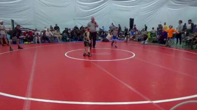 54 lbs Consi Of 4 - Hunter McDonough, Elkton vs Zaiden Sentz, Littlestown