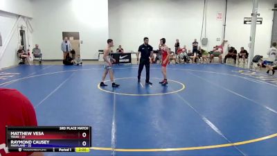 114 lbs Placement Matches (8 Team) - Matthew Vesa, Texas vs Raymond Causey, Maryland