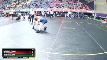 141 lbs Semis & 3rd Wb (16 Team) - Dylan Lucas, Central Oklahoma vs Alyeus Craig, St. Cloud State