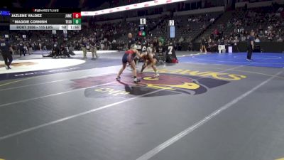 115 lbs Round Of 32 - Jazlene Valdez, James Logan (NC) vs Maggie Cornish, Tesoro (SS)