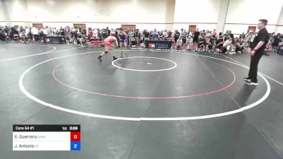 70 kg Cons 64 #1 - Xavier Guerrero, Askren Wrestling Academy vs Joe Antonio, St. John Bosco High School Wrestling