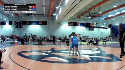 99-108 lbs Round 1 - Lottie Durant, Scanlan Wrestling Academy vs Chloe Temple, Tabb Wrestling Club