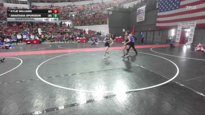 160 lbs Quarterfinal - Anastasia Spurgeon, Lancaster Wresting Club vs Kylie Williams, Askren Wrestling Academy