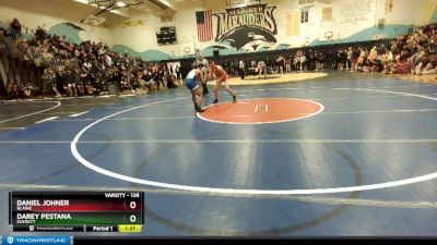 138 lbs Quarterfinal - Daniel Johner, Blaine vs Darey Pestana, Everett