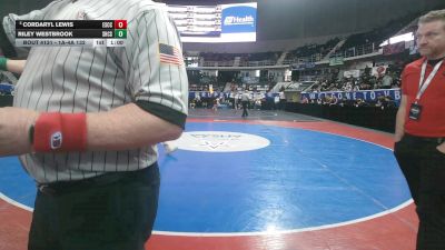 1A-4A 132 Cons. Round 2 - Riley Westbrook, Shoals Christian Schools vs Cordaryl Lewis, Escambia County
