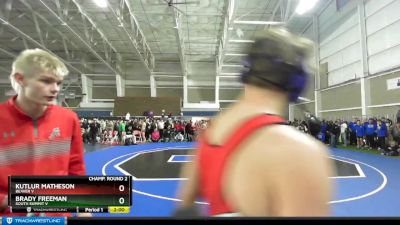 215 V Champ. Round 2 - Kutlur Matheson, Beaver V vs Brady Freeman, South Summit V