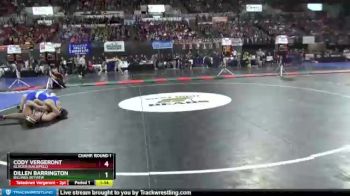 Champ. Round 1 - Cody Vergeront, Glacier (Kalispell) vs Dillen Barrington, Billings Skyview