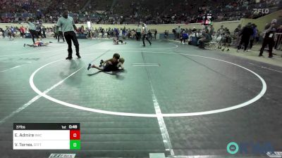 37 lbs Consi Of 8 #2 - Easton Admire, Berryhill Wrestling Club vs Vale Torres., Standfast