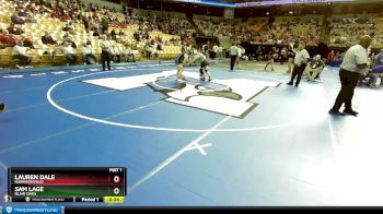 145 Class 1 lbs Cons. Round 1 - Sam Lage, Blair Oaks vs Lauren Dale, Harrisonville
