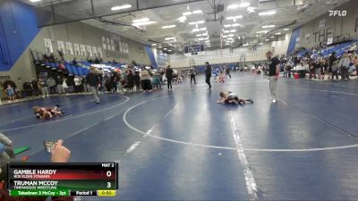 49-54 lbs Round 2 - Gamble Hardy, Box Elder Stingers vs Truman McCoy, Timpanogos Wrestling