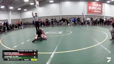 100 lbs Cons. Round 2 - Easton Arnold, Willie Walters Wrestling Club vs Stephen Allen, Pit Bull Wrestling Academy