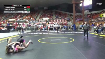 135 lbs Cons. Round 3 - Megan Ryan, St. George-Rock Creek HS vs Tommi Shuey, Wellsville Hs