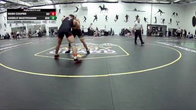 184 lbs Cons. Round 2 - Nash Cooper, Davenport vs Angelo Mastroianni, Adrian