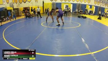 157 Gold Cons. Round 2 - Joseph Sibaja, Southwest Miami vs Roger Castillo, Braddock