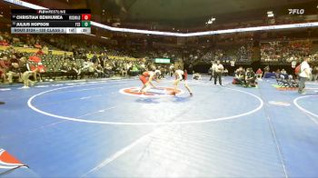 120 Class 3 lbs Cons. Round 1 - Christian Benhumea, McDonald County vs Julius Hopson, Ft. Zumwalt South