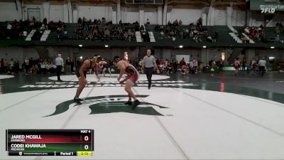 184 lbs Cons. Semi - Jared McGill, Edinboro vs Codei Khawaja, Michigan