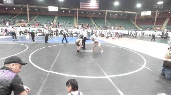 70 lbs Consi Of 4 - Natalie Scott, STAY SHARP Wrestling Club vs Jaziel Campos, Lockjaw WC