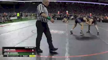 D1-215 lbs Cons. Round 2 - Jacob Navarro, Brownstown Woodhaven vs Jacob Vance, Birmingham Seaholm