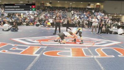 132 lbs Consi Of 8 #1 - Graydon Martin, VA vs Oleksandr Havrylkiv, IL