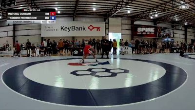 70 kg Champ. Round 2 - Michael Conklin, Lions Wrestling WC vs Tanner Frothinger, Brunson UVRTC