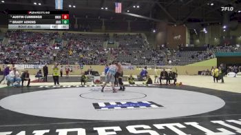 285 lbs 3rd Place Match - Brady Adkins, Johnson Central vs Austin Cummings, Union County