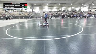 65 lbs Quarterfinal - Noelle Lindsey, Joelton Wrestling Club vs Savannah Gryczewski, Wave Wrestling Club