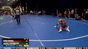 85 lbs Cons. Round 5 - Gable Riniker, Immortal Athletics WC vs Russell Commerford, Summit Wrestling Academy