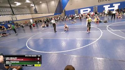 135 lbs Semifinal - Leo Healey, Bear River Wrestling Club vs Ben Freeman, Wasatch