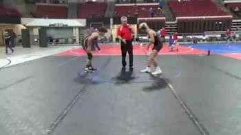 130 lbs Cons. Semi - Drayden Gaither, Moses Lake Wrestling Club vs Brody Keysor, Sidney Wrestling Club