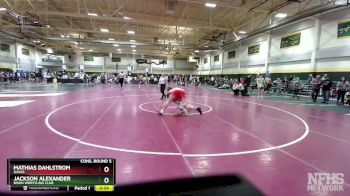 132 lbs Cons. Round 5 - Mathias Dahlstrom, Oakes vs Jackson Alexander, Bison Wrestling Club