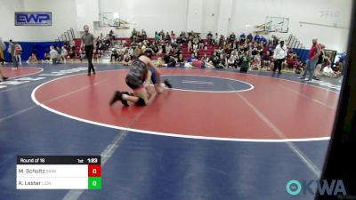 132 lbs Round Of 16 - Mason Schultz, Darko Valley Wolf Pack vs Kade Lester, Lions Wrestling Academy