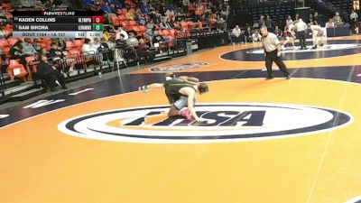 1A 157 lbs Cons. Round 1 - Sam Sikora, Lena (L.-Winslow) vs Kaden Collins, Stanford (Olympia)
