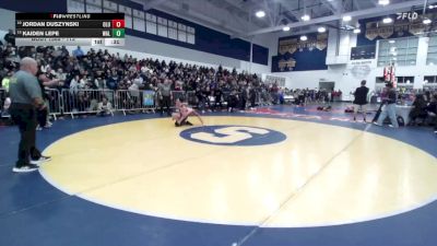 113 lbs 5th Place Match - Jordan Duszynski, Lutheran/Orange vs Kaiden Lepe, Walnut