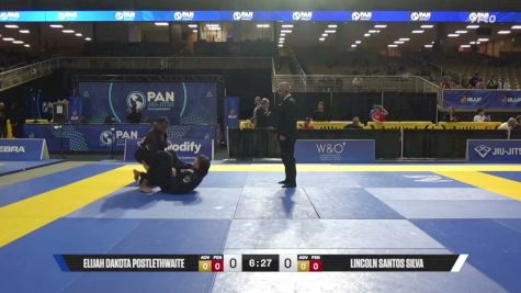 Lincoln Santos Silva vs Elijah Dakota Postlethwaite 2026 Pan Jiu Jitsu IBJJF Championship
