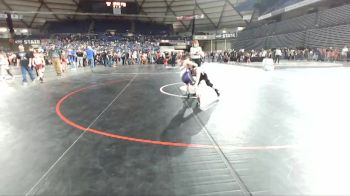 105 lbs Quarterfinal - James Fuller, Anacortes Hawkeyes Wrestling Club vs Nash Zender, Piranha Wrestling Club