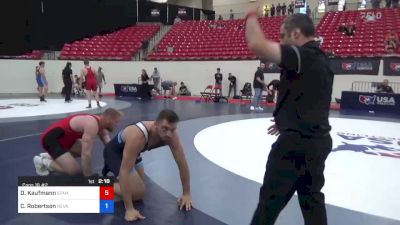 97 kg Cons 16 #2 - Darien Kaufmann, Stampede Wrestling Club vs Christian Robertson, Nevada