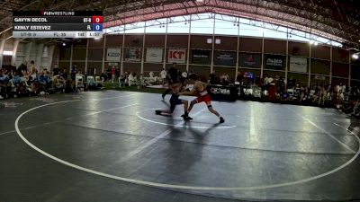 100 lbs Gavyn DeCol, Utah Black vs Kenly Estevez, Florida